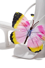 Load image into Gallery viewer, Social Butterfly Mid Heel Mules - White
