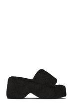 Load image into Gallery viewer, Black Platform Sandals
