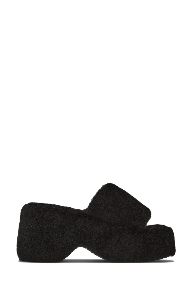 Load image into Gallery viewer, Black Platform Sandals
