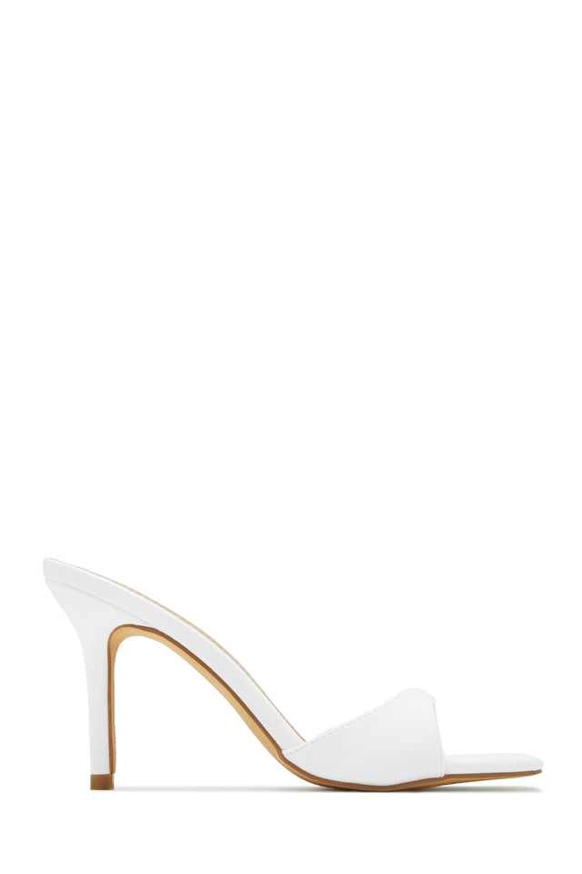 Load image into Gallery viewer, White High Heel Mules
