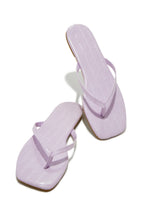 Load image into Gallery viewer, Lavender Slip On Sandals
