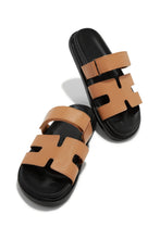 Load image into Gallery viewer, Camel Slip On Sandals
