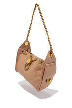 Load image into Gallery viewer, Shantel Quilted Chain Shoulder Bag - Nude
