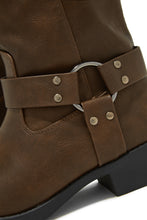 Load image into Gallery viewer, Brown Moto Boots
