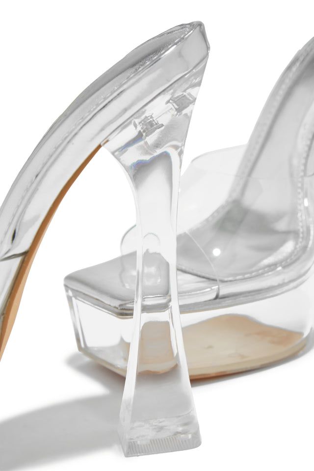 Load image into Gallery viewer, Clear Heel 
