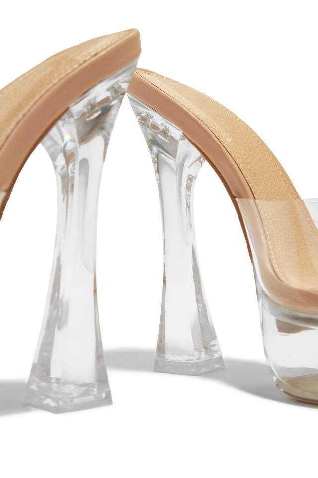 Load image into Gallery viewer, Chunky Clear Heel 
