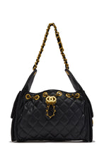 Load image into Gallery viewer, Camila Quilted Shoulder Bag - Black
