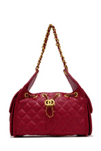 Load image into Gallery viewer, Camila Quilted Shoulder Bag - Red
