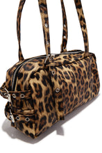 Load image into Gallery viewer, Sasha Buckled Shoulder Bag - Leopard
