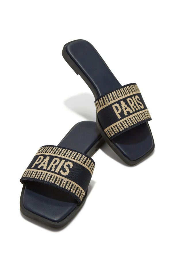 Load image into Gallery viewer, Navy Sandals
