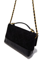 Load image into Gallery viewer, Claire Quilted Shoulder Bag - Black

