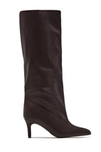 Load image into Gallery viewer, Shyla Pointed Toe Knee High Boots - Brown
