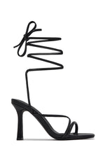 Load image into Gallery viewer, Talia Lace Up Strappy Heels - Black
