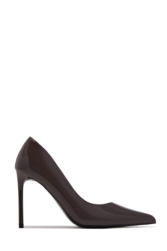 Load image into Gallery viewer, Ava Pointed Toe Pumps - Grey
