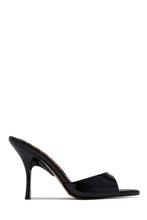 Load image into Gallery viewer, Roxanne Open Toe Mid Heel Mules - Black
