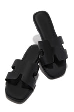 Load image into Gallery viewer, Emery Flat Slide Sandals - Black
