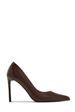 Load image into Gallery viewer, Ava Pointed Toe Pumps - Brown
