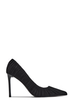 Load image into Gallery viewer, Raquel Mesh Pointed Toe Pumps - Black
