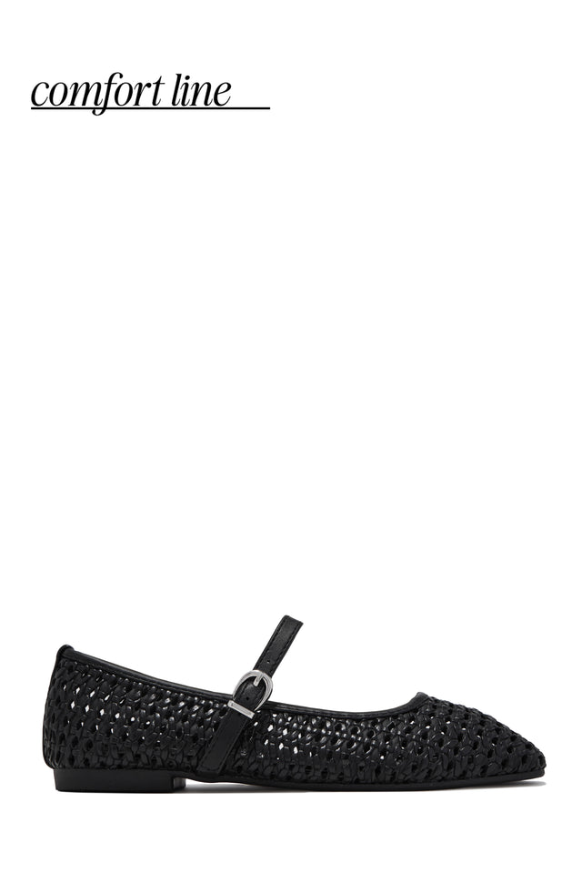 Load image into Gallery viewer, Katie Cutout Mary Jane Flats - Black
