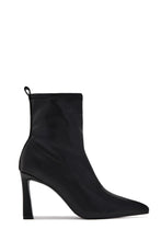 Load image into Gallery viewer, Monika Pointed Toe Stiletto Ankle Boots – Black
