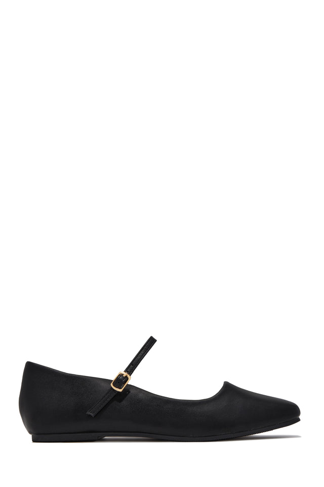 Load image into Gallery viewer, Hannah Mary Jane Ballet Flats – Black
