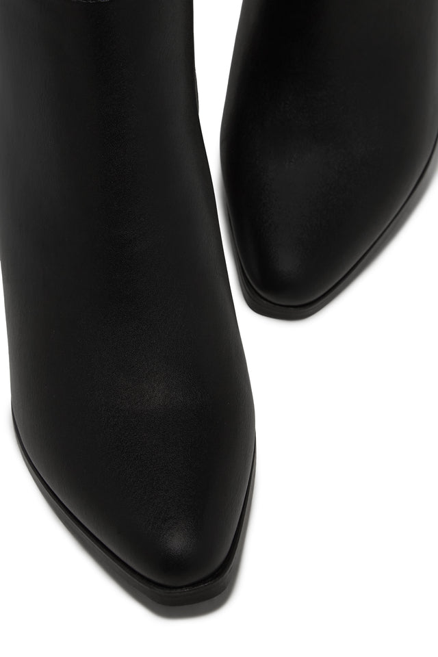 Load image into Gallery viewer, Draya Wide Fit Block Heel Boots - Black
