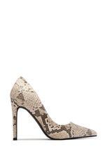 Load image into Gallery viewer, Tanya Pointed Toe Stiletto Pumps – Snake
