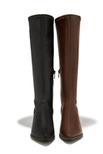 Load image into Gallery viewer, Roxanna Kitten Heel Boots - Black
