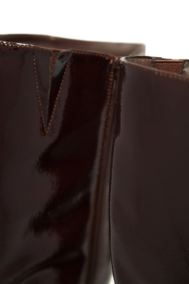 Load image into Gallery viewer, Kami Platform Block Heel Boots - Brown
