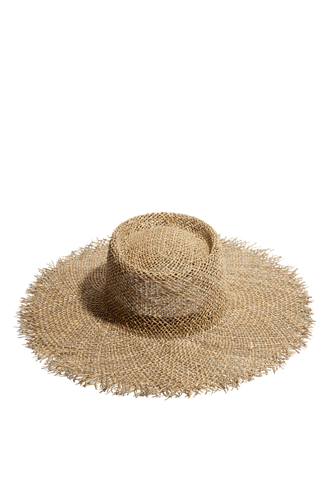 Shore Thing Frayed Brim Hat - Natural