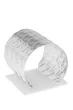 Load image into Gallery viewer, Silver-Tone Statement Bangle Bracelet
