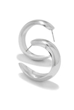 Load image into Gallery viewer, Silver Hoop Earring 
