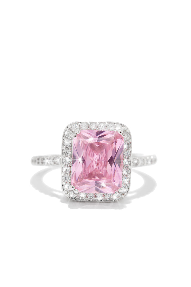 Load image into Gallery viewer, Embellished Silver Tone Ring 
