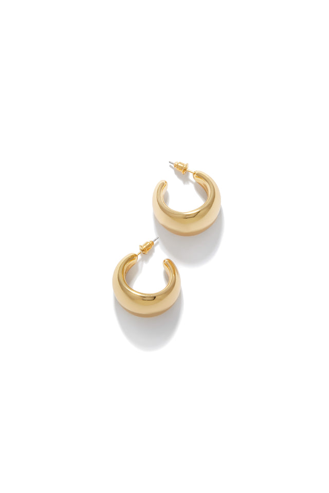 Load image into Gallery viewer, Gold Tone Chunky Hoops
