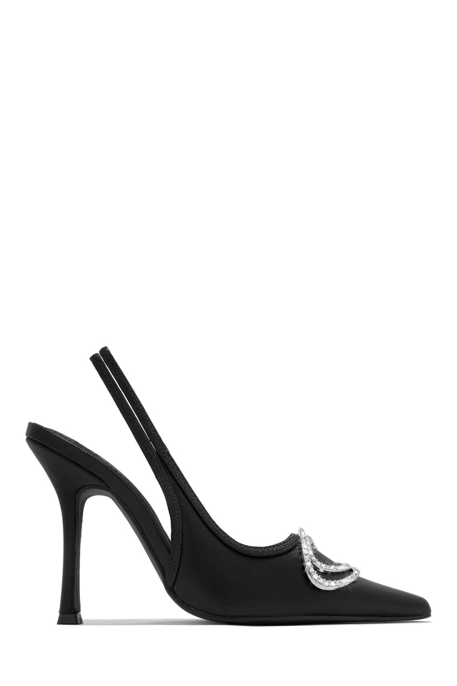 Load image into Gallery viewer, Black Embellished Pump
