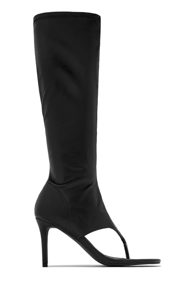 Load image into Gallery viewer, Black Open Toe High Heels

