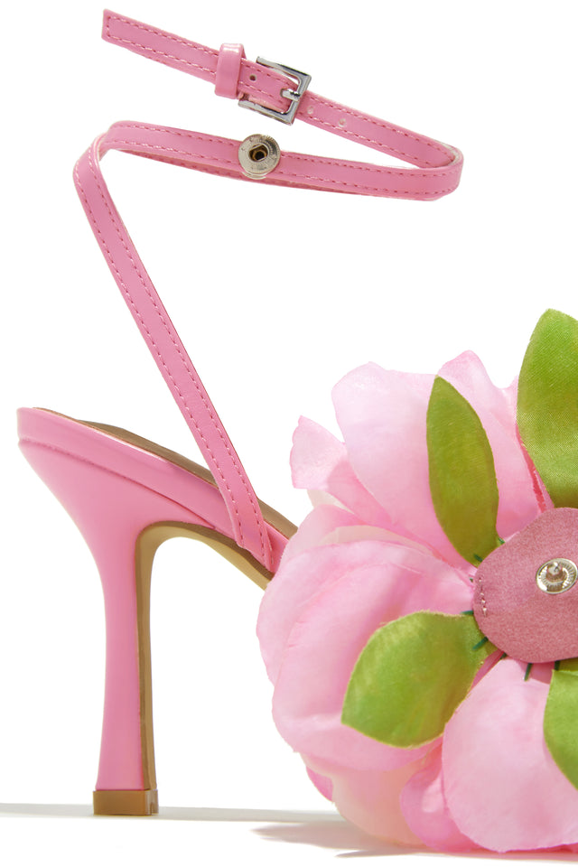 Christian Louboutin floral satin sandals with flower appliqués | Fashion  heels, Heels, Women shoes