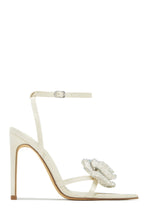 Load image into Gallery viewer, Embellished Ivory High Heels 
