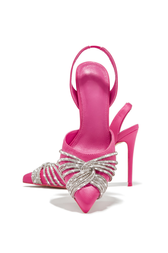 Load image into Gallery viewer, Pink Embellished high Heels
