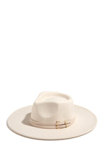 Load image into Gallery viewer, Cream Flat Brim Hat

