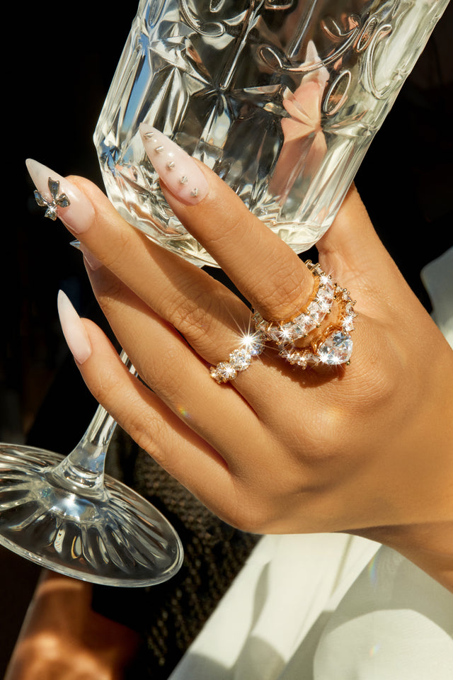 Load image into Gallery viewer, Embellished Stone Rings
