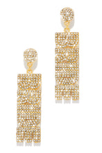 Load image into Gallery viewer, Gold Tone Bride Earrings
