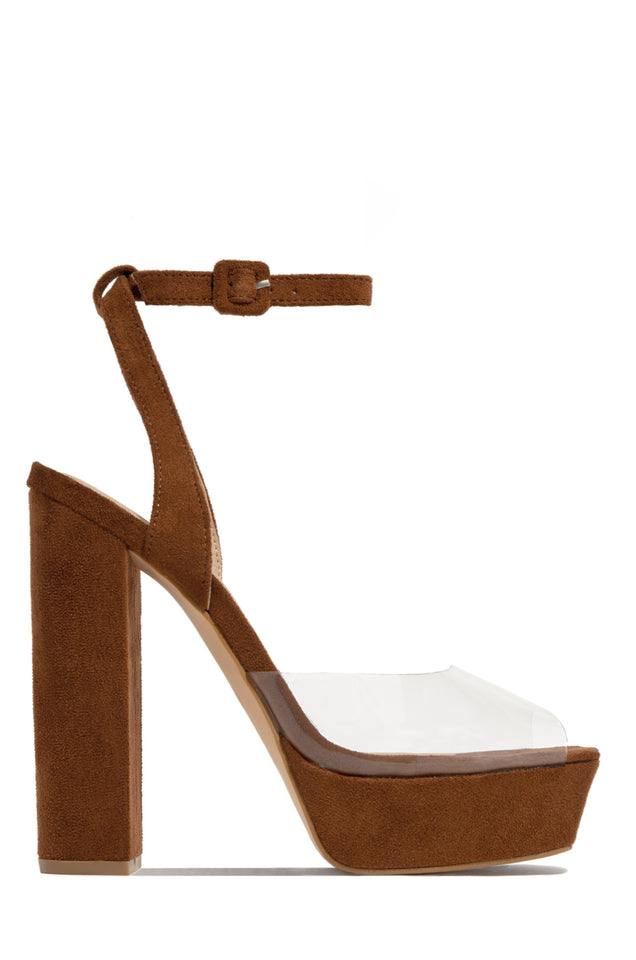 Load image into Gallery viewer, Tan High Heel Platform
