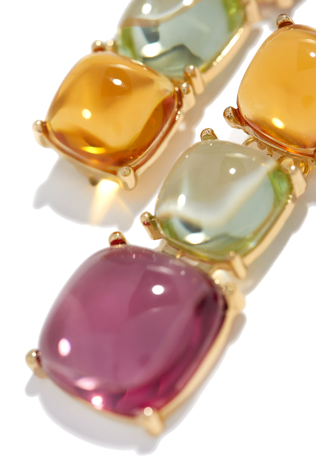 Load image into Gallery viewer, Multi Color Drop Dangle Earring
