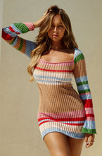 Load image into Gallery viewer, Striped Mini Dress
