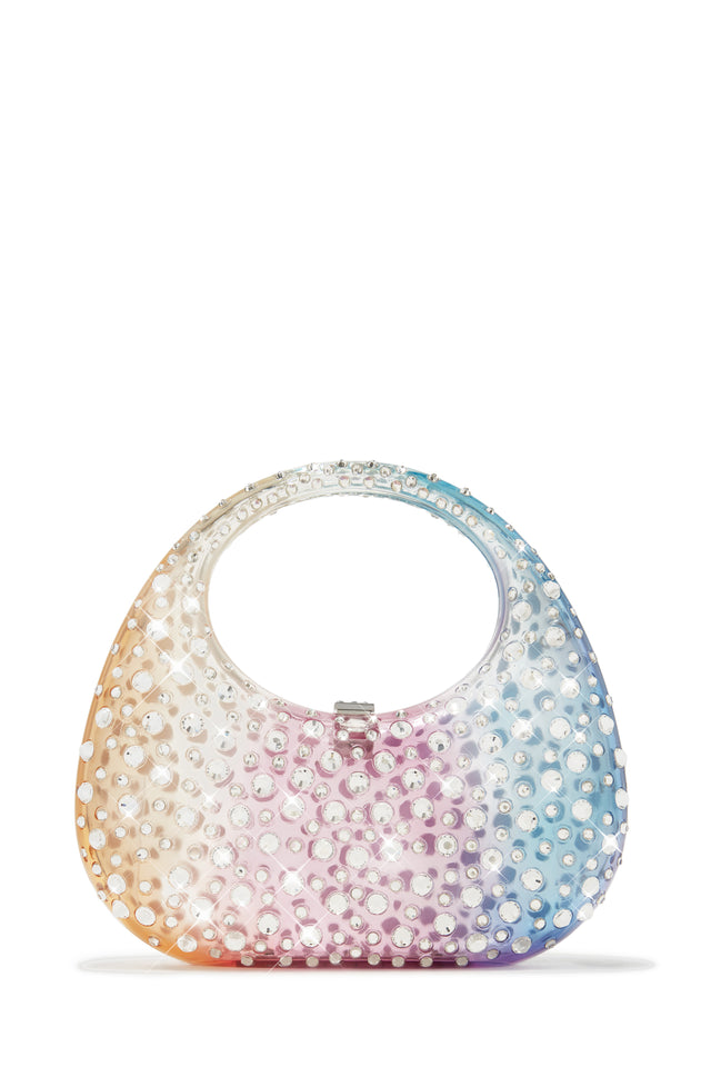 Load image into Gallery viewer, Serina Embellished Acrylic Handbag - Clear
