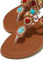 Load image into Gallery viewer, Multi Color Embellished Sandals
