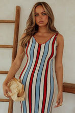 Load image into Gallery viewer, Knit Summer Striped Dress
