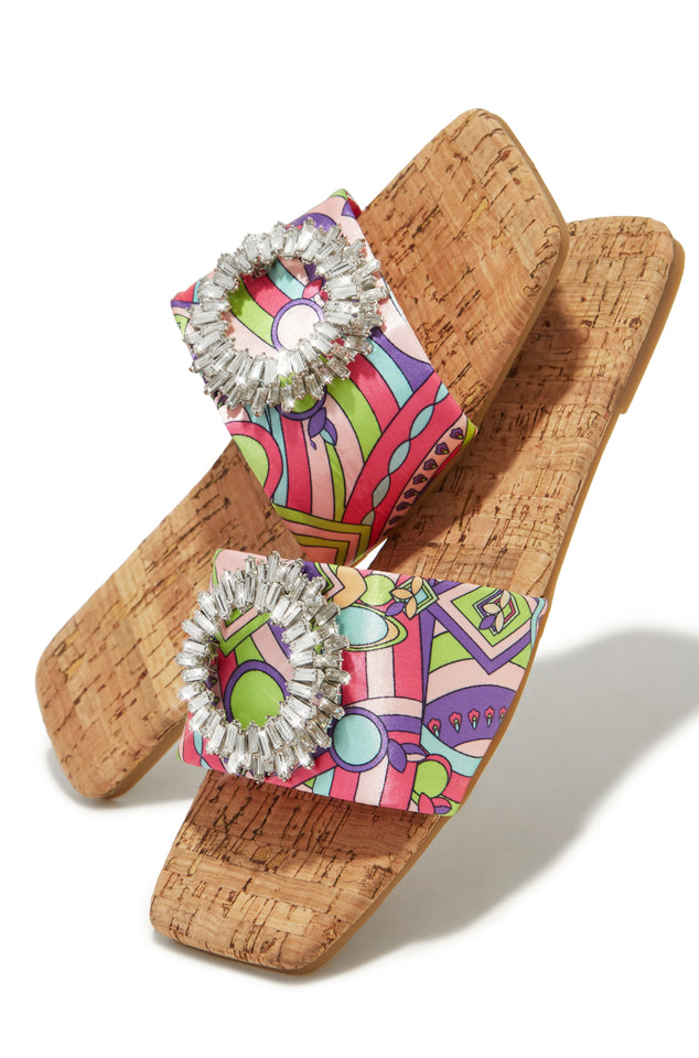 Load image into Gallery viewer, Embellished Slip On Sandals
