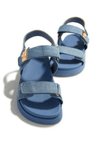 Load image into Gallery viewer, Mykonos Sands Chunky Sandals - Denim
